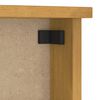vidaXL Porte-manteau mural SANDNES 87x12x35 cm bois massif pin