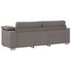 vidaXL Canap&eacute; Taupe 219 x 80 x 82 cm tissu