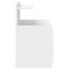 vidaXL Tables de chevet 2 pièces avec 2 tiroirs Blanc 40 x 36,5 x 62 cm