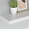 vidaXL &Eacute;tag&egrave;re flottante murale blanc 80x23,5x3,8 cm MDF