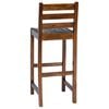 vidaXL Tabourets de bar lot de 2 bois massif de récupération
