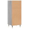 vidaXL Buffet sonoma gris 34,5x32,5x90 cm bois d'ing&eacute;nierie