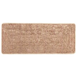 vidaXL Coureur de Tapis MARSA Jaune 50 x 100 cm Polyester et PVC