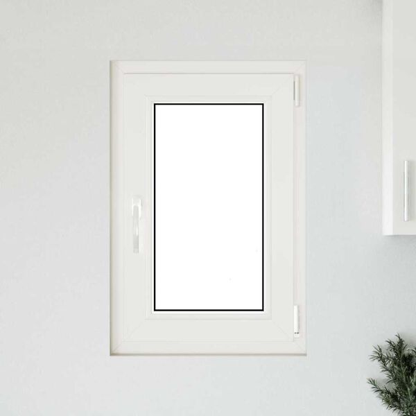 vidaXL Fenêtre de sous-sol« RISOR » 50 x 75 cm oscillo-battante DIN droite blanche