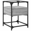 vidaXL Tables de chevet 2 pcs sonoma gris 40x40x55 cm bois ing&eacute;nierie
