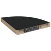 vidaXL &Eacute;tag&egrave;re d'angle flottante noir 35x35x3,8 cm MDF