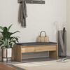 vidaXL Banc d'entr&eacute;e avec coussin Ch&ecirc;ne artisanal 103 x 38 x 40 cm