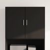 vidaXL Armoire murale noir 80x42,5x64 cm bois d'ingénierie