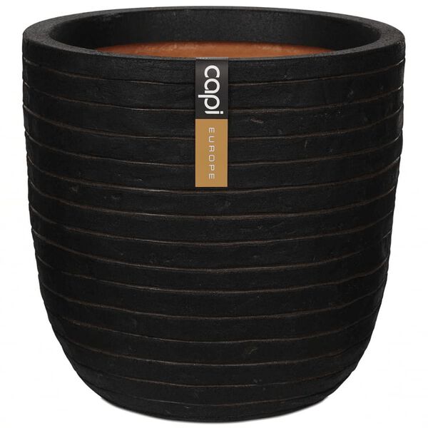 Capi Jardinière en forme d'œuf Nature Row 43x41 cm marron PKRWB933