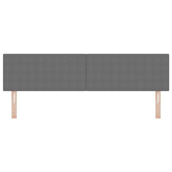 vidaXL T&ecirc;te de lit avec t&ecirc;te de lit Gris clair 180 cm Cuir synth&eacute;tique