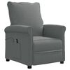 vidaXL Fauteuil inclinable &eacute;lectrique Gris fonc&eacute; Tissu
