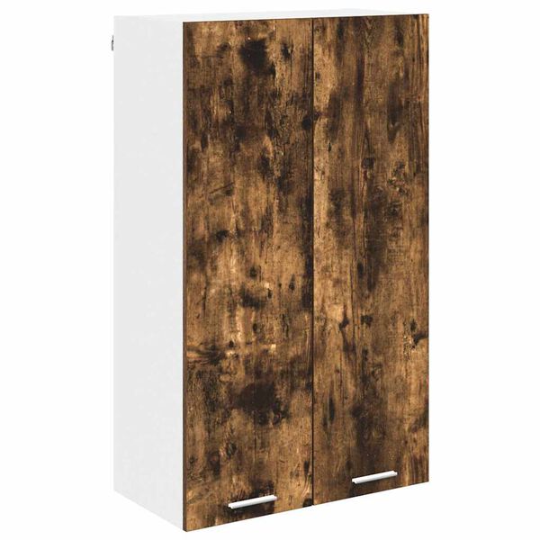 vidaXL Armoire suspendue Ch&ecirc;ne fum&eacute; 60 x 31 x 100 cm Bois d'ing&eacute;nierie