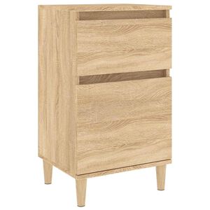 vidaXL Table de chevet ch&ecirc;ne sonoma 40x35x70 cm