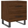 vidaXL Tables de chevet 2 pcs ch&ecirc;ne marron 40x35x47,5 cm