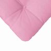 vidaXL Coussins de si&egrave;ge 4 pcs Rose 45 x 45 x 12 cm tissu