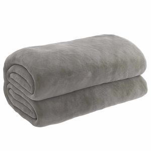 vidaXL Couverture lest&eacute;e avec housse Gris 120x180 cm 9 kg Tissu