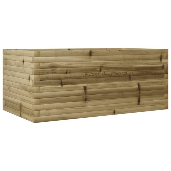 vidaXL Jardini&egrave;re 110x60x45,5 cm bois de pin impr&eacute;gn&eacute;