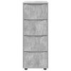 vidaXL Armoire de rangement Gris b&eacute;ton 40 x 48 x 105 cm