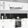 vidaXL Protection de cuisine 2 pcs Noir 120 x 40 cm verre trempé
