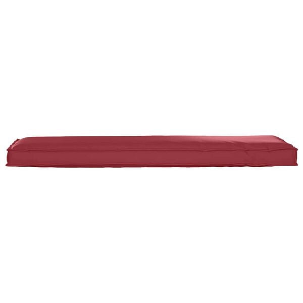 vidaXL Coussin Bordeaux 140 x 40 x 8 cm Tissu Oxford