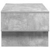 vidaXL Table basse Gris b&eacute;ton 80 x 46 x 35 cm Bois d'ing&eacute;nierie