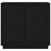 vidaXL Buffet Chêne noir 80 x 40 x 75 cm Bois d'ingénierie