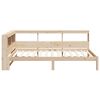 vidaXL Lit biblioth&egrave;que sans matelas 75x190 cm bois de pin massif