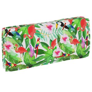vidaXL Coussin Floral Multicolore 120 x 50 x 12 cm Tissu Oxford