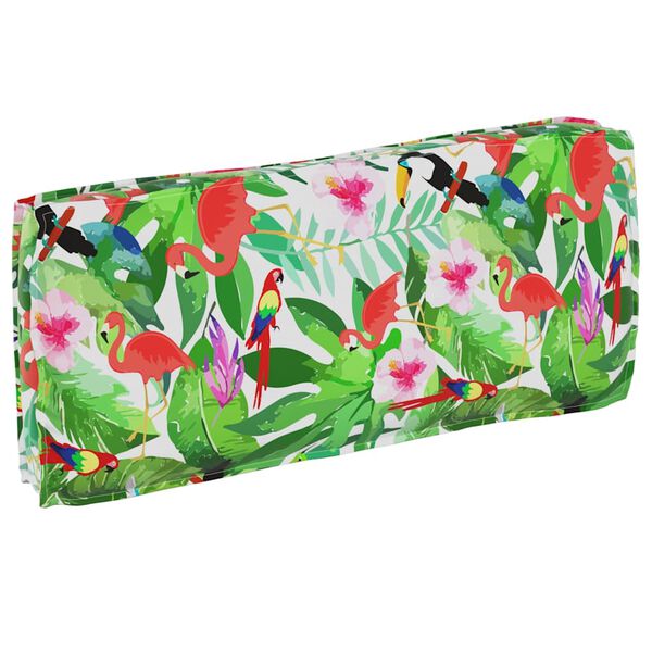vidaXL Coussin Floral Multicolore 120 x 50 x 12 cm Tissu Oxford