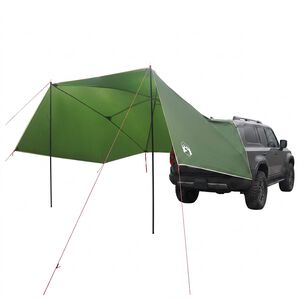 vidaXL Tente de voiture 308 x 215 x 220 cm Vert Polyester et Acier
