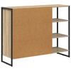 vidaXL Meuble d'appoint Sonoma 96,5 x 30 x 75 cm Bois d'ing&eacute;nierie