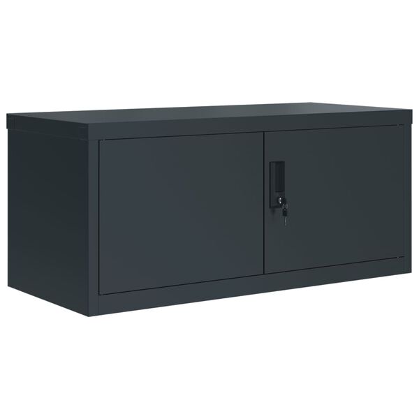 vidaXL Classeur anthracite 90x40x40 cm acier