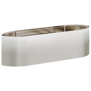 vidaXL Jardin sur&eacute;lev&eacute; Acier inoxydable 140 x 40 x 40 cm Acier