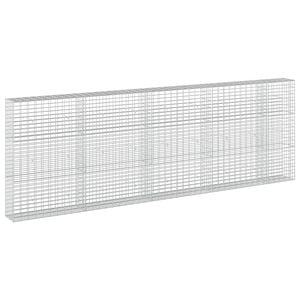 vidaXL Gabion avec fil de 5 mm et maille de 5x10 cm 450x30x150 cm