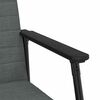 vidaXL fauteuil Gris fonc&eacute; 59 x 75 x 78 cm tissu
