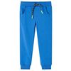 Pantalon de surv&ecirc;tement pour enfants bleu 140