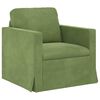 vidaXL Canap&eacute; 2 pcs Vert clair 158 x 78 x 80 cm Velours