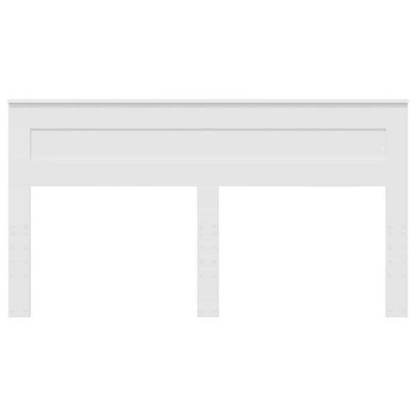vidaXL T&ecirc;te de lit Blanc 180 cm Bois d'ing&eacute;nierie