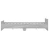 vidaXL Cadre de lit sans matelas sonoma gris 160x200 cm