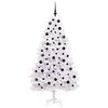 vidaXL Sapin de No&euml;l Artificiel &agrave; Branches Articul&eacute;es Blanc 180 cm