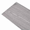 vidaXL Planches de sol 18 pcs Gris fonc&eacute; 5,26 m&sup2; PVC
