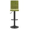 vidaXL Tabourets de bar lot de 2 vert clair velours