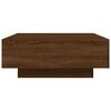 vidaXL Table basse ch&ecirc;ne marron 80x80x31 cm bois d'ing&eacute;nierie