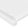 vidaXL Cadre de lit sans matelas blanc 80x200 cm similicuir
