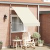 vidaXL Auvent manuel r&eacute;tractable 150 cm Cr&egrave;me