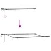vidaXL Auvent R&eacute;tractable Multicolore 500 &times;300 cm tissu