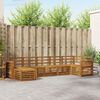 vidaXL Ensembles de canap&eacute;s 7 pcs Naturel Bois d'Acacia Massif