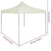 vidaXL Tente pliable Cr&egrave;me 3 x 3 m