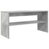 vidaXL Meuble TV Gris b&eacute;ton 80 x 30 x 40 cm Bois d'ing&eacute;nierie