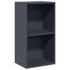 vidaXL Portant de bois chauffage anthracite 40x30x75 cm